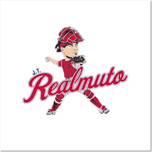 J.T. Realmuto Caricature Posters and Art